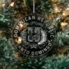 LDS Dominican Republic Santo Domingo East Mission Christmas Ornament hanging on a Tree