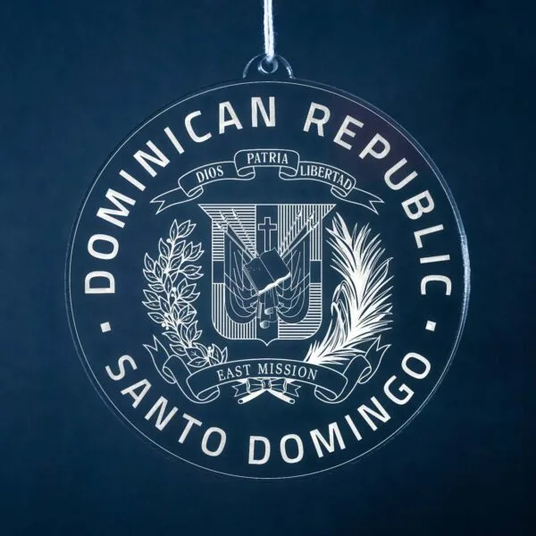 LDS Dominican Republic Santo Domingo East Mission Christmas Ornament