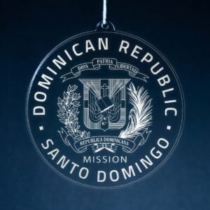 LDS Dominican Republic Santo Domingo Mission Christmas Ornament