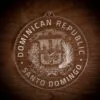 LDS Dominican Republic Santo Domingo Mission Christmas Ornament laying on a Wooden Background