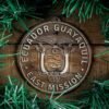 LDS Ecuador Guayaquil East Mission Christmas Ornament surrounded by a Simple Reef