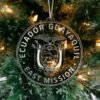 LDS Ecuador Guayaquil East Mission Christmas Ornament hanging on a Tree