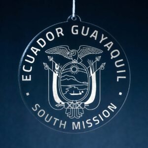 LDS Ecuador Guayaquil South Mission Christmas Ornament