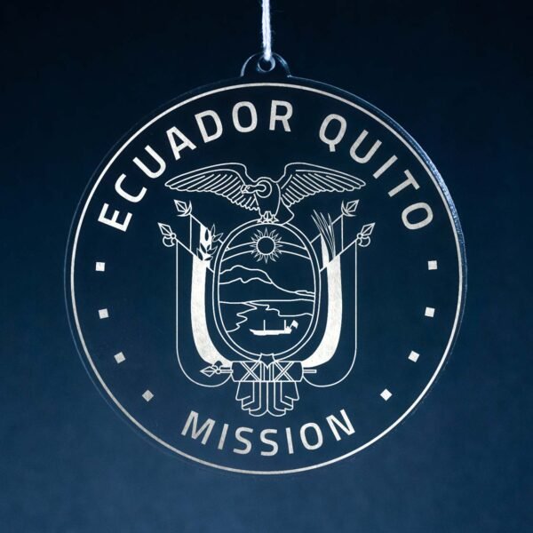 LDS Ecuador Quito Mission Christmas Ornament