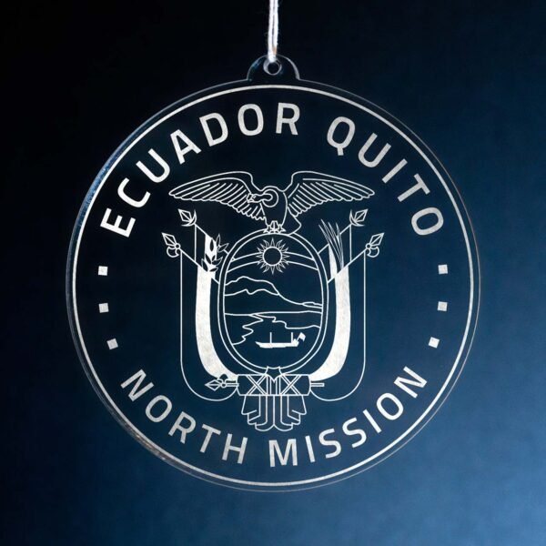 LDS Ecuador Quito North Mission Christmas Ornament