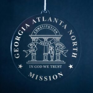 LDS Georgia Atlanta North Mission Christmas Ornament
