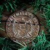 LDS Guatemala Coban Mission Christmas Ornament surrounded by a Simple Reef
