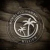 LDS Hawaii Honolulu Mission Christmas Ornament laying on a Wooden Background