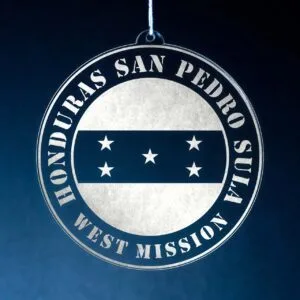 LDS Honduras San Pedro Sula West Mission Christmas Ornament