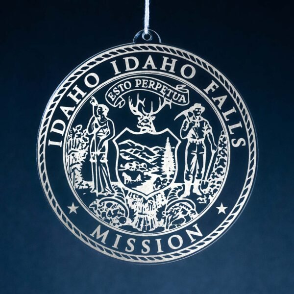 LDS Idaho Idaho Falls Mission Christmas Ornament