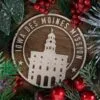 LDS Iowa Des Moines Mission Christmas Ornament with Christmas Decorations