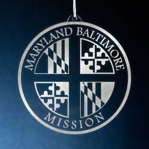 LDS Maryland Baltimore Mission Christmas Ornament