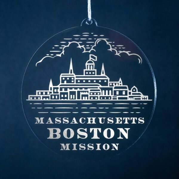LDS Massachusetts Boston Mission Christmas Ornament