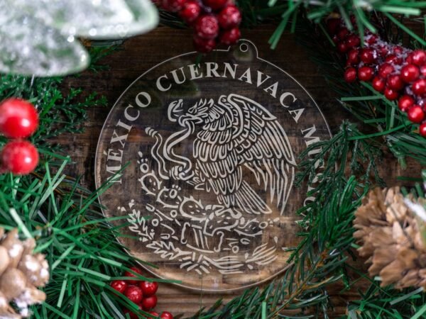 LDS Mexico Cuernavaca Mission Christmas Ornament with Christmas Decorations