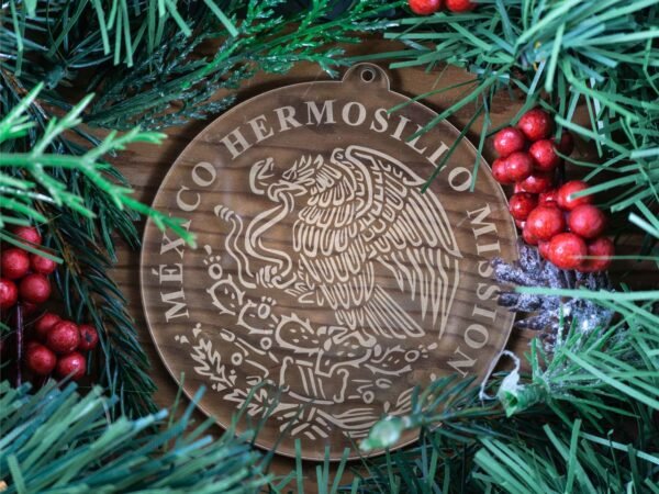 LDS Mexico Hermosillo Mission Christmas Ornament with Christmas Decorations