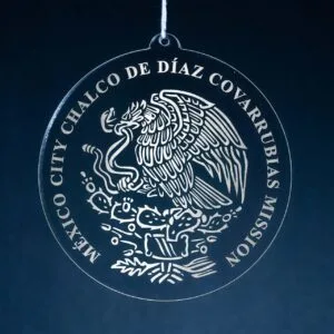 LDS Mexico Mexico City Chalco de Diaz Covarrubias Mission Christmas Ornament