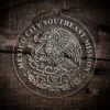 LDS Mexico Mexico City Southeast Mission Christmas Ornament laying on a Wooden Background