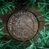 LDS Mexico Oaxaca Mission Christmas Ornament surrounded by a Simple Reef