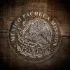 LDS Mexico Pachuca Mission Christmas Ornament laying on a Wooden Background