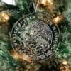 LDS Mexico Puebla South Mission Christmas Ornament hanging on a Tree