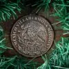 LDS Mexico Villahermosa Mission Christmas Ornament surrounded by a Simple Reef