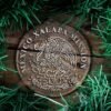 LDS Mexico Xalapa Mission Christmas Ornament surrounded by a Simple Reef