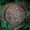 LDS Michigan Detroit Mission Christmas Ornament surrounded by a Simple Reef