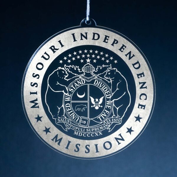 LDS Missouri Independence Mission Christmas Ornament