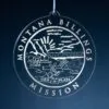 LDS Montana Billings Mission Christmas Ornament