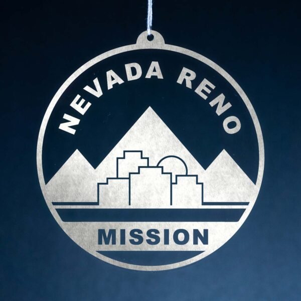 LDS Nevada Reno Mission Christmas Ornament