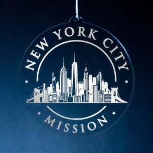 LDS New York New York City Mission Christmas Ornament