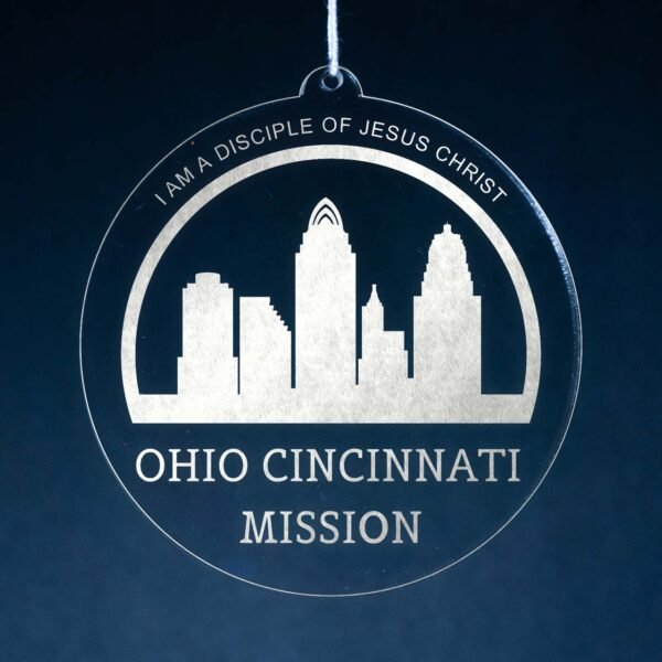 LDS Ohio Cincinnati Mission Christmas Ornament