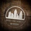 LDS Ohio Cincinnati Mission Christmas Ornament laying on a Wooden Background