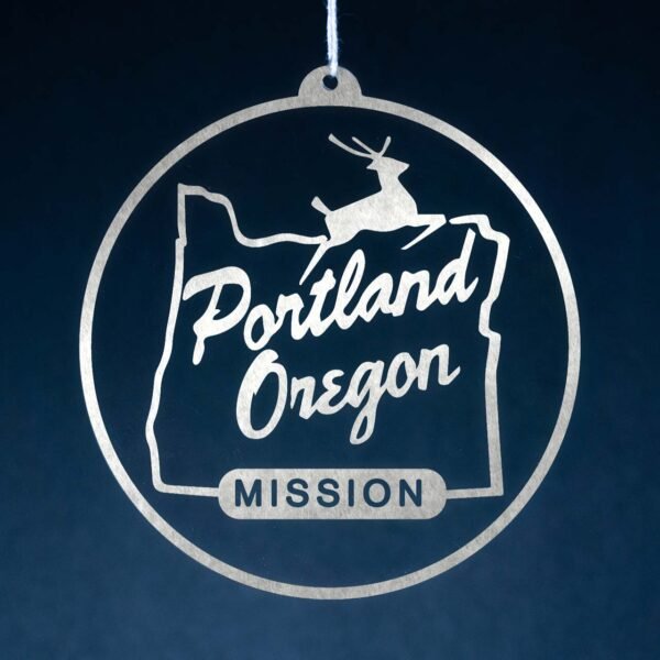 LDS Oregon Portland Mission Christmas Ornament