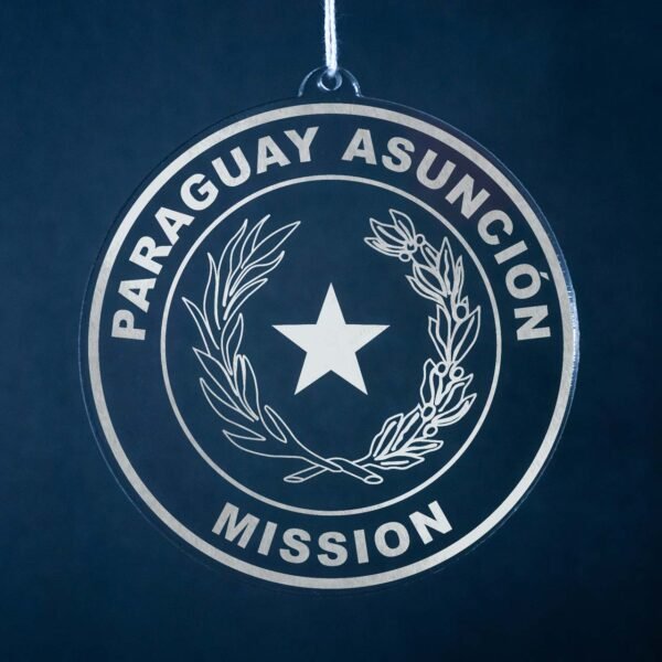 LDS Paraguay Asuncion Mission Christmas Ornament