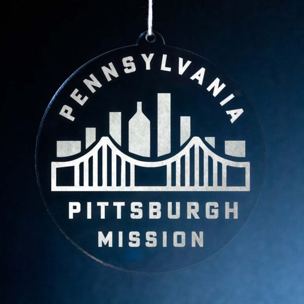 LDS Pennsylvania Pittsburgh Mission Christmas Ornament