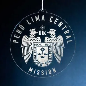 LDS Peru Lima Central Mission Christmas Ornament
