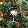 LDS South Carolina Columbia Mission Christmas Ornament hanging on a Tree