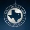 LDS Texas Dallas East Mission Christmas Ornament