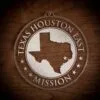 LDS Texas Houston East Mission Christmas Ornament laying on a Wooden Background