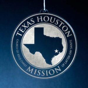 LDS Texas Houston Mission Christmas Ornament