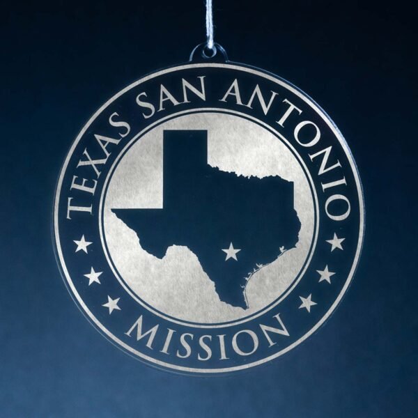 LDS Texas San Antonio Mission Christmas Ornament