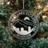 LDS Utah Salt Lake City Central Mission Christmas Ornament hanging on a Tree