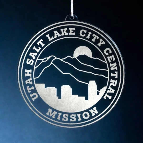 LDS Utah Salt Lake City Central Mission Christmas Ornament