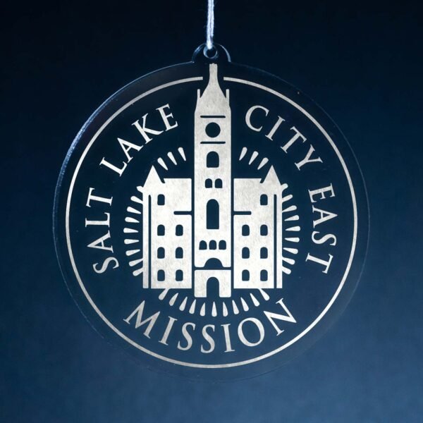 LDS Utah Salt Lake City East Mission Christmas Ornament