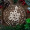 LDS Utah Salt Lake City Mission Christmas Ornament with Christmas Decorations