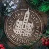 LDS Utah Salt Lake City West Mission Christmas Ornament with Christmas Decorations
