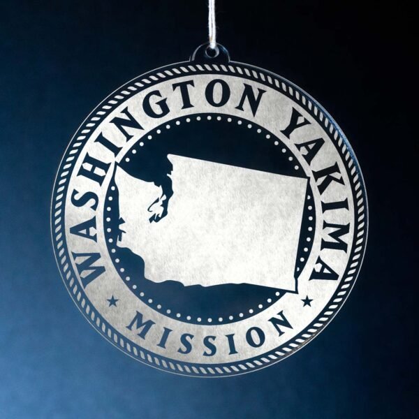 LDS Washington Yakima Mission Christmas Ornament