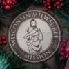 LDS Wisconsin Milwaukee Mission Christmas Ornament with Christmas Decorations