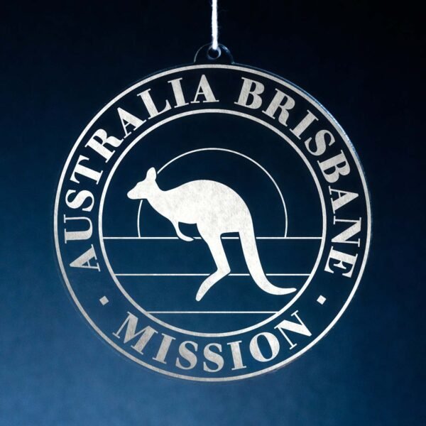 LDS Australia Brisbane Mission Christmas Ornament